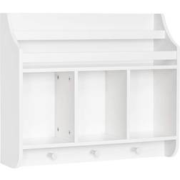 RiverRidge Home Book Nook Kids' Wall Shelf with Cubbies & Bookrack