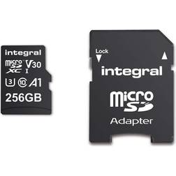 Integral MicroSD 100MBs UHS-1 U3 Class 10 V30 A1 256GB