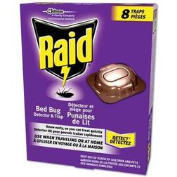 Raid Bed Bug Detector & Trap, 8 ct