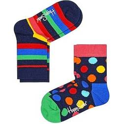 Happy Socks Kid's Stripe Socks - Multicoloured