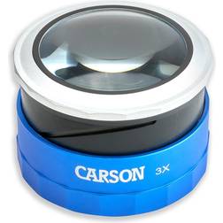 Carson 3x MagniTouch Touch Activated LED Lighted Focusing Stand Loupe Magnifier