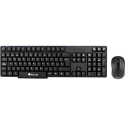 NGS KEYBOARD + MOUSE WIRELESS EUPHORIAKIT USB BLACK