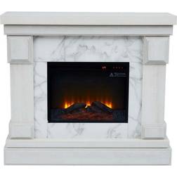 Teamson Home Hestia 48″ Electric Free Standing Fireplace with Touch