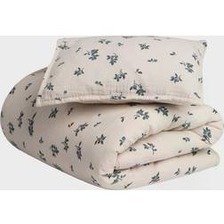 Garbo&Friends Beige Blueberry Muslin Junior Bedding Set