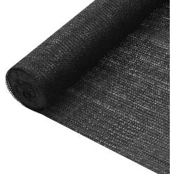 vidaXL Privacy Net Black 1x50 HDPE