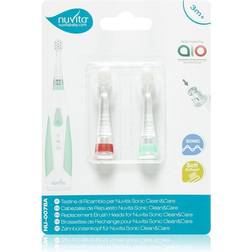 Nuvita Sonic Clean&Care Replacement Brush Heads Battery-Operated Sonic