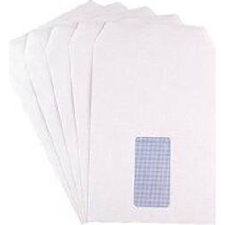 Q-CONNECT C5 Envelopes Window Pocket Self Seal 90gsm 500-pack