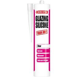 Evo-Stik Trade Only Glazing Silicone Clear 280ml