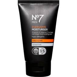 No7 Men Energising Moisturiser Daily Care Sensitive SPF15 50ml