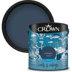 Crown Matt Emulsion Paint Wall Paint, Ceiling Paint 2.5L