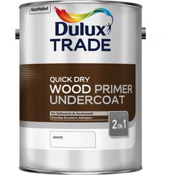 Dulux Trade Quick Dry Wood Primer Undercoat Paint White