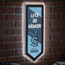 Evergreen Seattle Kraken LED Lighted Wall Sign Wall Decor