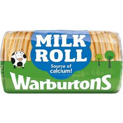 Warburtons Soft Round White Bread Milk Roll 400g