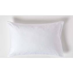 Homescapes White Organic Housewife 400 Thread Count Pillow Case White