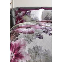 Laurence Llewelyn-Bowen Mayfair Lady Duvet Cover White, Multicolour, Pink, Purple