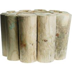 Kingfisher 22.5cm 9" 6ft 1.8m Decorative Garden Border Log Roll