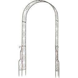 OutSunny Metal Garden Arch Arbour Rose Plant