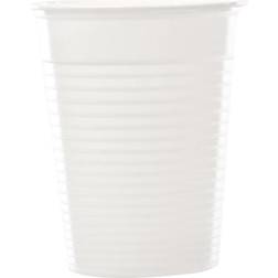 MyCafe Plastic Disposable Cups 7oz White (2000 Pack) DVPPWHCU02000