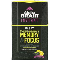 Onnit AlphaBRAIN Instant Memory & Focus Blackberry Lemonade 3.9g 30 pcs