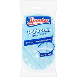 Spontex Bathroom Non Scratch Sponge Scourer 1pk