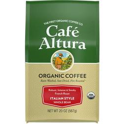 Cafe Altura Organic French Roast Italian Style Whole Bean