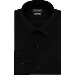 Van Heusen Men's Fitted Stretch Wrinkle Free Sateen Solid Dress Shirt