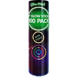 The Dark Glow Sticks and Connectors 100-pack