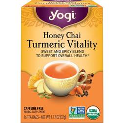 Yogi Honey Chai Turmeric Vitality 16 Tea