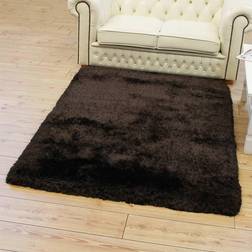 Oriental Weavers Ultra Thick Plush Shaggy Rugs Choco 120x170cm Brown, Pink, White