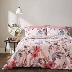 Bianca Leilani Blush Double Duvet Cover Pink