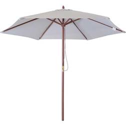 Charles Bentley Garden Large 2.4M Garden Parasol Umbrella