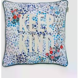 Cath Kidston Kindness Cushion, Blue