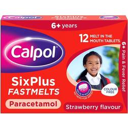 Calpol SixPlus Fastmelts Strawberry Flavour