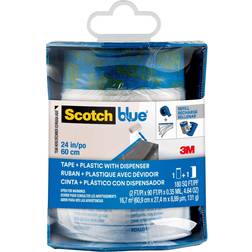 3M ScotchBlue Pre-taped Painter's Plastic, Unfolds