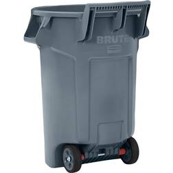 Rubbermaid Commercial Products Brute Wheeled 44gal Grey Polypropylene Waste Bin