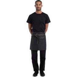 Chef Works Urban Wet Look Boulder Half Bistro Apron Apron Brown, Black