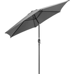 Christow Grey Garden Parasol Umbrella Crank Tilt