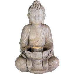 Garden fountain Lumineo Buddha Ceramic