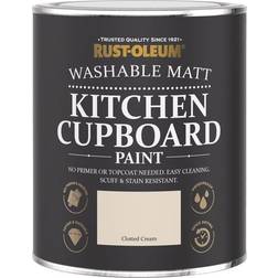 Rust-Oleum Chalky Kitchen Cupboard Paint Clotted Cream Wood Paint