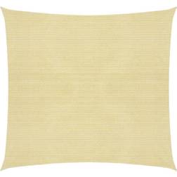 vidaXL beige, 2.5 2.5 m Sunshade Sail Beige HDPE Sunscreen Sail