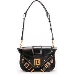 Balmain WOMEN M-Box Leather Flap Bag