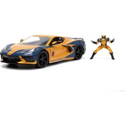 Jada Marvel Comics Wolverine & 2020 Chevy Corvette 1:24 Scale