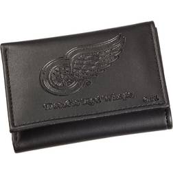 Evergreen Enterprises Team Sports America Detroit Red Wings NHL Leather Tri-Fold Wallet, Black