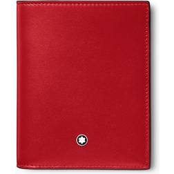 Montblanc Meisterstück Leather Compact Bifold Wallet - Coral