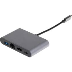 Nikkai USB-C to USB-A 3.0 USB-C Docking Station