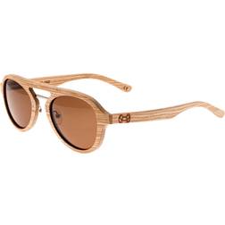 Earth Bamboo/Brown Wood Cruz Polarized