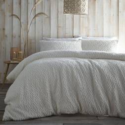 Portfolio Home King Ottawa Cream Duvet Cover White