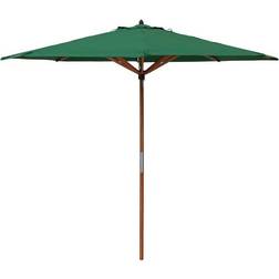 Rowlinson Green 2.7m Wooden Parasol +15Kg Base