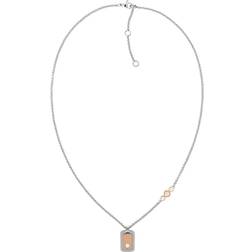 Tommy Hilfiger Carnation chain necklace in and rose