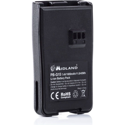 Midland Pb-g15 Lithium Battery For G15/g18 1600mah Black